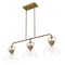 Quoizel Webster 3-Light Weathered Brass Island Light WBS136WS - alternate 2